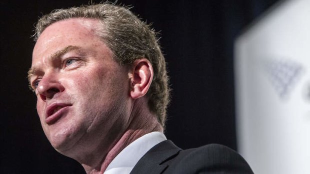 Manager of government business Christopher Pyne.