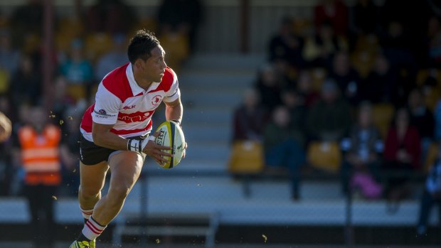 Big role: Wallabies back Christian Lealiifano had a personal haul of 12 points in Tuggeranong Vikings' 21-17 loss to the Canberra Royals on Saturday.
