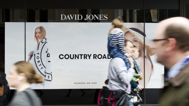 New David Jones owner Woolworths is heavily promoting the Country Road brand. 