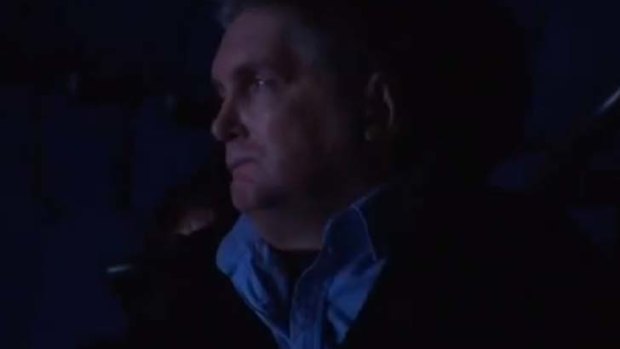 A backward glance ... Jon Blake at a screening of his 1987 movie <i>The Lighthorsemen</i> just weeks before he died.