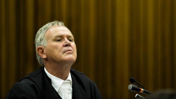 Attacking the accounts of witnesses ... Barry Roux, legal representative for Oscar Pistorius.