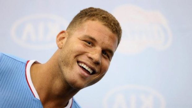 All smiles: LA Clippers forward Blake Griffin is ready for the new season.