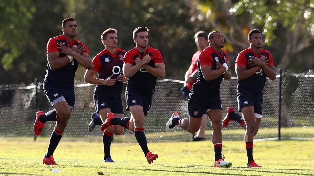 England's hope: Luther Burrell, left, gets the nod at inside centre.