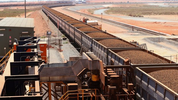 Fortescue Metals Group built its own railway after failing to get access to the rail lines of BHP Billiton and Rio Tinto.