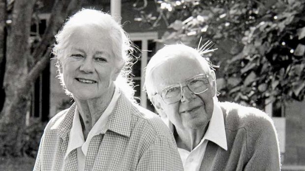 Yvonne Boyd with husband Arthur and (below) in her younger days.