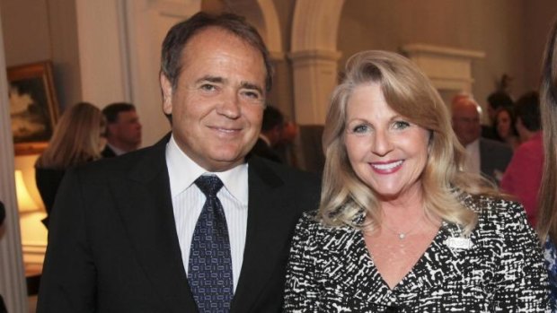 Businessman Jonnie Williams and Maureen McDonnell, wife of then Governor Bob McDonnell. Prosecutors allege he gave the McDonnells gifts in exchange for support.