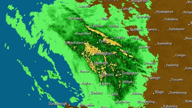 Rain looms over Perth and the South West on Saturday morning.
