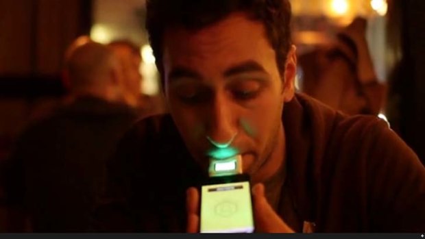 To use Livr, people were told to blow into a device to record your blood alcohol level.