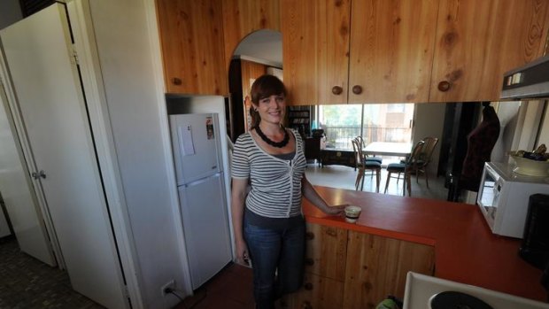 Young Canberran Eline Martinsen in her newly purchased unit in Queanbeyan.