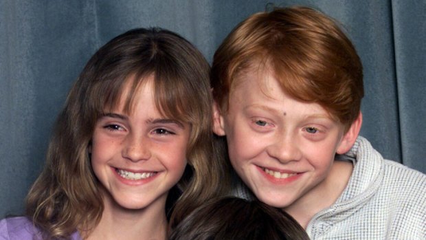 Flashback ... the original <I>Harry Potter </i>stars (from left) Emma Watson (Hermione Granger), Daniel Radcliffe (Harry Potter) and Rupert Grint (Ron Weasley).