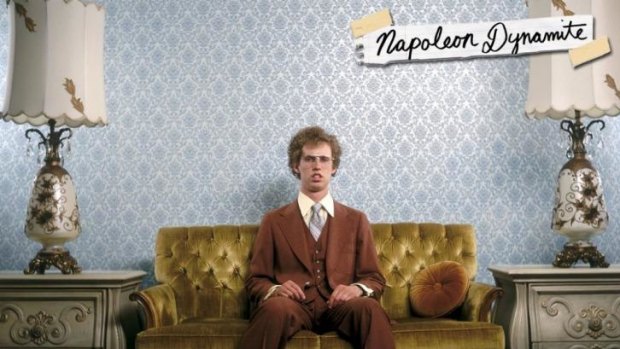 Classic caper: Jon Heder as Napoleon Dynamite, whose character struck a chord with fans of the film.