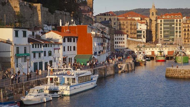 The San Sebastian waterfront.