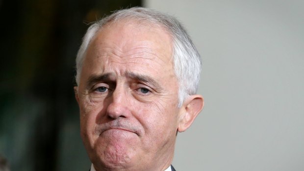 Only human: Prime Minister Malcolm Turnbull 