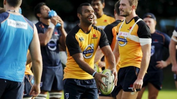 Having a ball: Kurtley Beale says he's learnt from his mistakes.