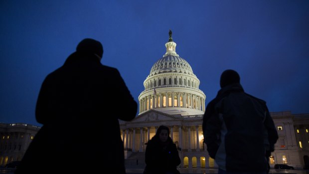 The Capitol building, which serves as the seat of government for US Congress.