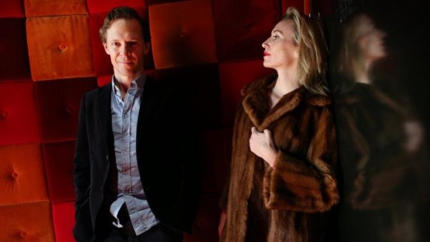Anna Houston and Gareth Reeves appear together  in the new Sydney production of <i>Venus in Furs</i>.