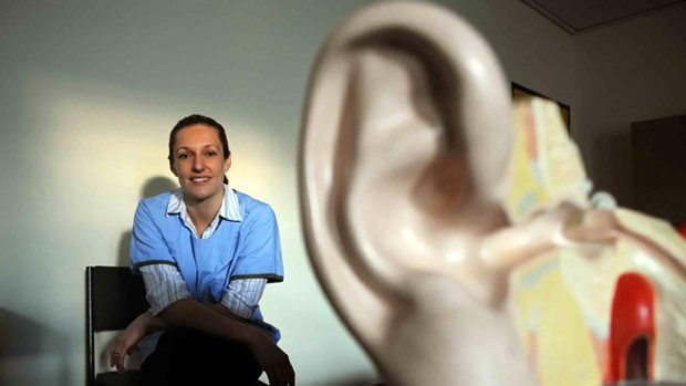 Researcher Bryony Coleman predicts that in 50 years the technique she is working on may be one that helps restore hearing to the totally deaf. PICTURE: JOE ARMAO