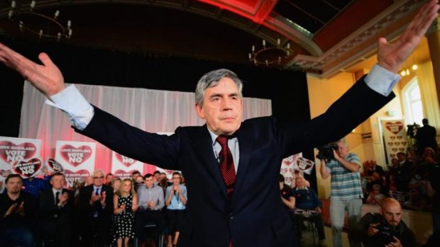 Former British prime minister Gordon Brown's impassioned plea at a rally in Glasgow for Scots to vote No was 'spine-tinglingly good', according to Jane Merrick, political editor of the Independent on Sunday.