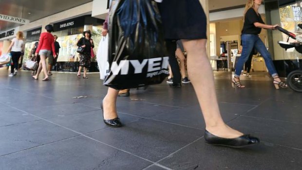 Waiting for the budget: Myer expects to be hard hit by the anticipated levy.