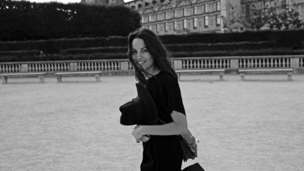 Kym Ellery enjoying her time in Paris.