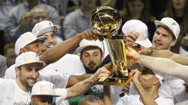 The NBA championship trophy, or ''Larry'', is coming to Canberra. 