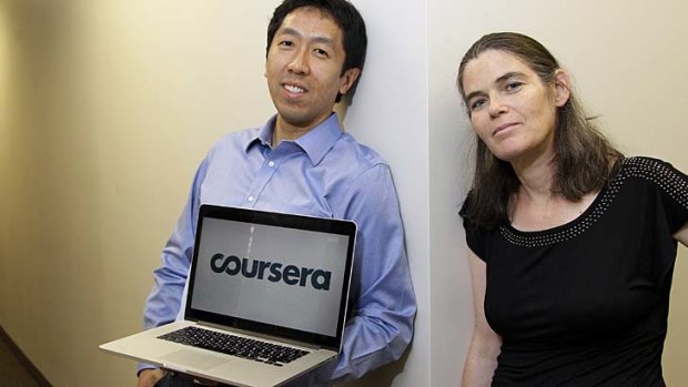 Learning not guaranteed ... Coursera founders Andrew Ng and Daphne Koller.
