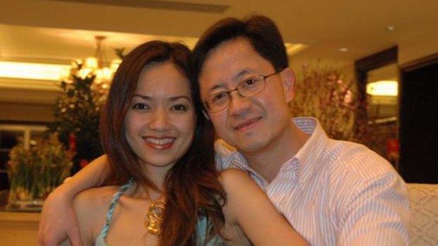 The plot thickens ... Australian businessman Matthew Ng pictured with his wife, Niki Chow.