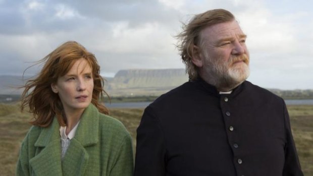 Father and daughter: Kelly Reilly and Brendan Gleeson in Calvary. 