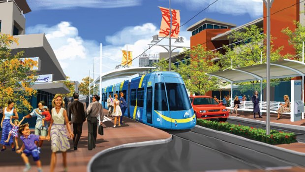 The light rail network will run from Balga to the CBD.