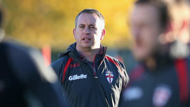 Uncertain future: Steve McNamara has been linked with the Roosters.