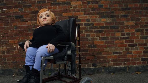 Website editor and comedian Stella Young needs a new wheelchair but is getting little help from a state government scheme.