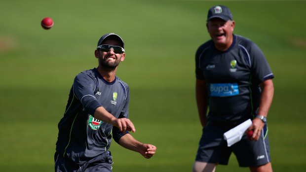 Problem brewing: Former Australia assistant coach Steve Rixon, right, says reliable past performers such as Nathan Lyon are still quality cricketers despite the current slump.