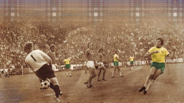 Digitally altered image from A History of Football in Australia (Hardie Grant).