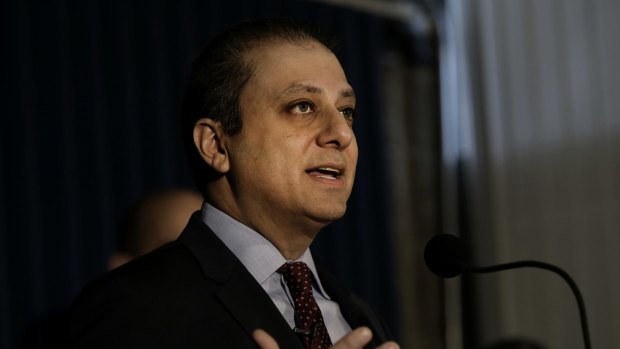 Preet Bharara, US attorney for the Southern District of New York.