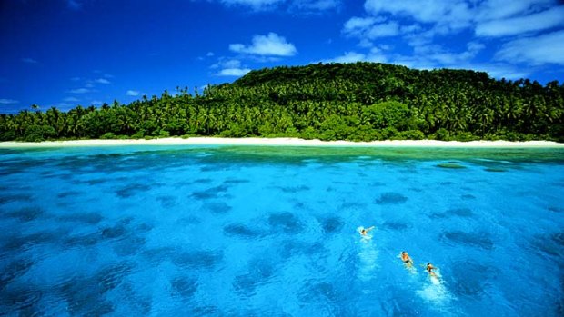 Idyllic image ... Tonga is home to pristine waters and beaches, but much of its population is mired in poverty.
