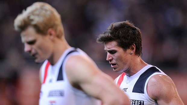 Lenny Hayes and the rest of his teammates — left shattered after Saturday night's six-point loss to Collingwood — have not given up on season 2012 just yet.