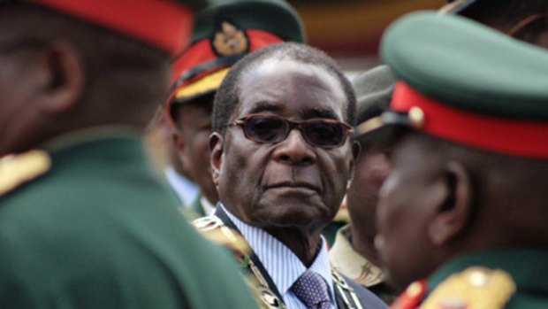 Zimbabwean president Robert Mugabe.