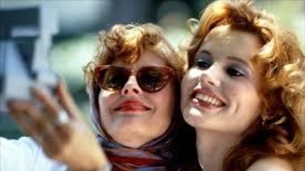 Susan Sarandon and Geena Davis in 