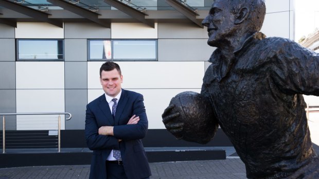 Fresh blood: Penrith Panthers CEO Corey Payne. 