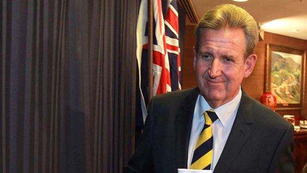 Hefty pension: Barry O'Farrell to receive $160,000 a year.