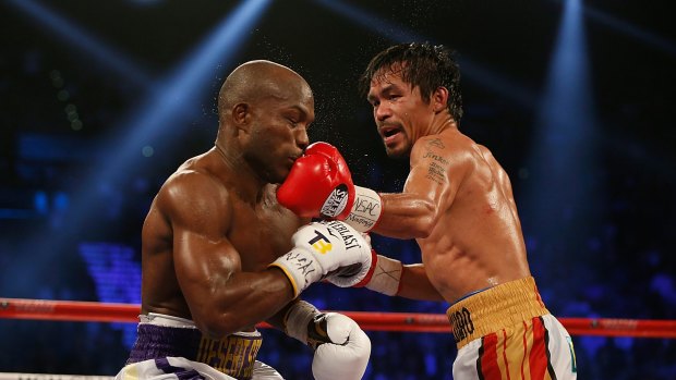 Unbeaten since Floyd: Manny Pacquiao hasn't lost since his decision defeat at the hands of Floyd Mayweather Jr.