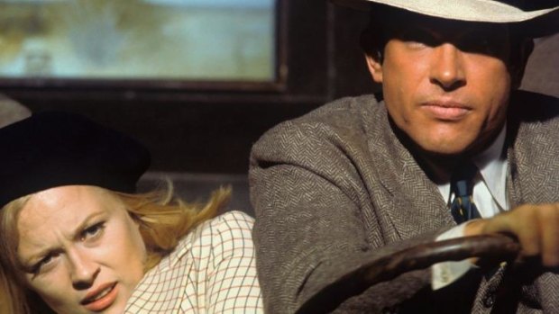 <i>Bonnie and Clyde</i> with Warren Beatty and Faye Dunaway.