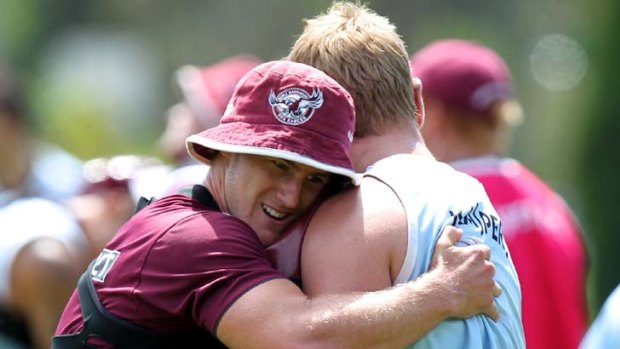 Big hit &#8230; Daly Cherry-Evans in training.