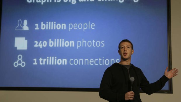 Steve Zuckerberg ... the Facebook CEO launches Graph Search.