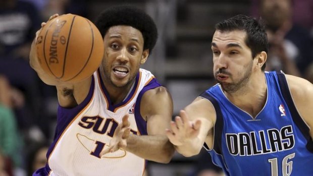 Crowd pleaser: Sydney Kings import Josh Childress during his stint with the Phoenix Suns.