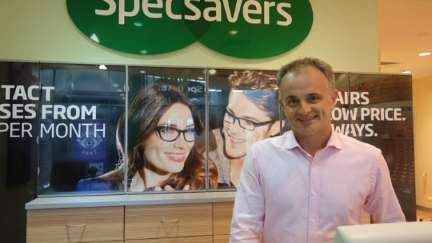 Peter Larsen: converted an existing business to a Specsavers store.