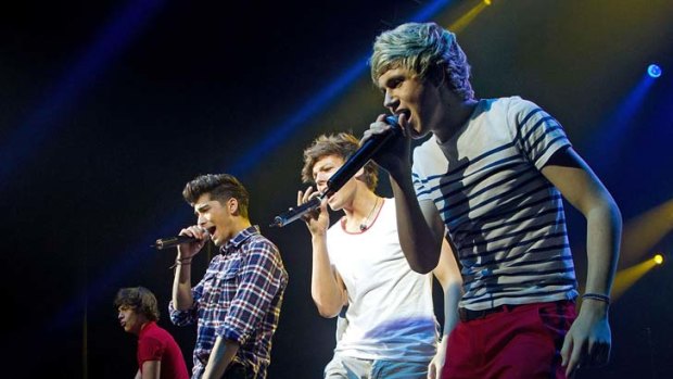 Out of this world ... hours after going on sale yesterday, tickets to the One Direction concert were being resold online for up to 12 times the retail price.