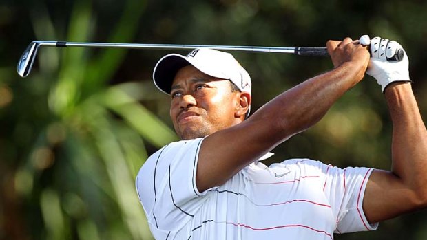 Tiger Woods shares the lead in the final tournament before the US Masters.