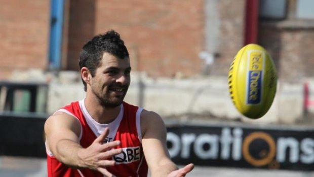 Once a diamond in the rough: Heath Grundy has overcome many obstacles in his career at the Sydney Swans.