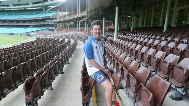 Ready for the challenge: Nic Maddinson will be expected to spend a long time at the crease.